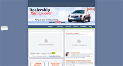 Desktop Screenshot of dealershipratings.com